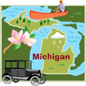 Michigan collage